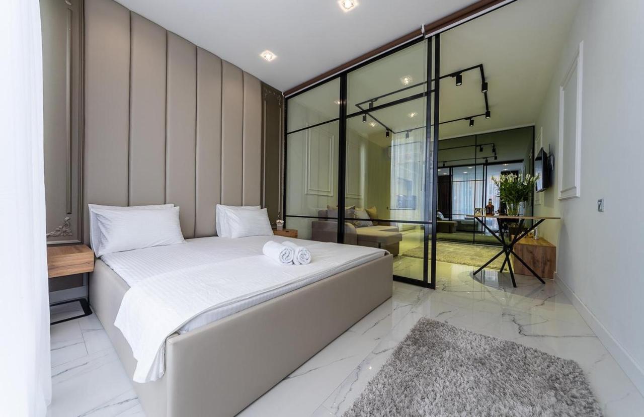 Fashionable Apartments. Smartplaza Metro Minskaya. Obolon Kiev Eksteriør bilde