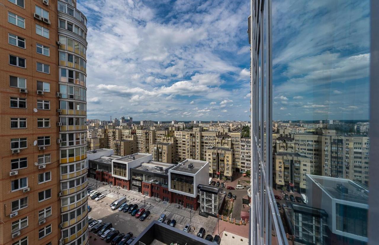 Fashionable Apartments. Smartplaza Metro Minskaya. Obolon Kiev Eksteriør bilde