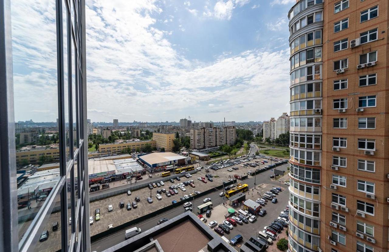 Fashionable Apartments. Smartplaza Metro Minskaya. Obolon Kiev Eksteriør bilde